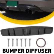 Bumper Diffuser Spoiler Splitter Wing Trim Carbon Fiber Universal 33" Lower Rear (for: BMW)