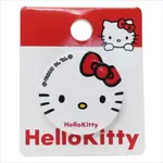 大賀屋 日貨 HELLO KITTY 徽章 胸章 別針 吊飾 臉型 圓形 凱蒂貓 KT 三麗鷗 文具 J00012048