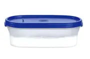 Tupperware New Modular Mate Mates Oval 1 Storage Container Blue Seal