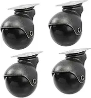 HAWILLOSCH Universal Wheel for Cabinet Furniture 2'' Heavy Duty Casters Made of Iron Pp Simple Stylish Design