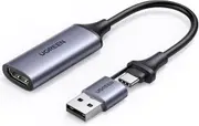 HDMI to USB-C Video Screen Capture Card 4K Recorder Game Live Streaming Switch