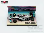 Mercedes F1 W13 #44 Lewis Hamilton USA Miami 2022 Special Livery 1:43 MINICHAMPS
