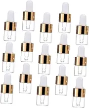 PENIKOKO 25pcs Glass Dropper Bottles for Essential Oils Refillable Vials Leak Design for Travel and Liquid Storage Compact for Accurate Dispensing