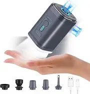 Electric Air Pump for Inflatables, Portable Rechargeable Mini Pump with 2000mAh Battery for Air Mattress Couch Pool Floats,Blow Up Pool Raft Bed Boat