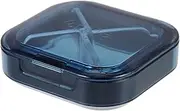 HAWILLOSCH Portable Braces Storage Case Lightweight Pill Organizer for Easy Travel Compact Design for Moisture and Dust Protection for Medication the Go