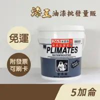 在飛比找蝦皮購物優惠-【漆王】金絲猴P-265單液型彈泥 水泥色＜5加侖裝＞