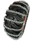 Snow Chains 8.3 24 8.3-24 TWO-LINK V-BAR Tractor Tire Chains set of 2