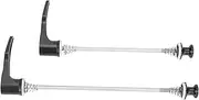 2 PCS Mountain Road Cycle Quick Release Skewers, Antirust Stainless Steel Aluminum Alloy Cycle Skewer, Lightweight Cycle Quick Release Axle for Cycling