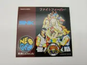 Sticker Fight Fever Japan Version Neo geo aes New