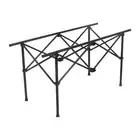 Foldable Camping Table Legs Outdoor Stable Heavy Duty Furniture Legs Easy to