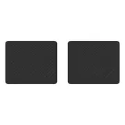 2PK Moki Gaming/Office Universal Mouse Pad/Mat Large Non-Slip 32x27cm Black