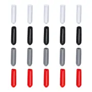 Screw Thread Protector Cover Rubber 1/8"(3mm) ID/Black Red Grey Clear/100pcs