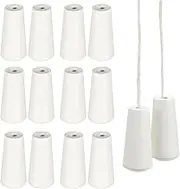 TEHAUX 12pcs Window Decorative Wood Cord Blind Cord Tassels Knobs Wooden Pulls Blind Knob