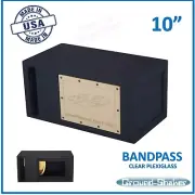 10" Single Vented Slot Ported Bandpass Sub Box Subwoofer Enclosure Ground Shaker
