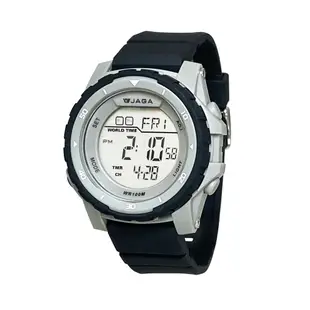 JAGA 捷卡 M1224 多功能計時日期顯示手錶 時尚外觀