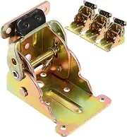 HEALEEP 4pcs Self-Locking Hinges for Folding Tables Legs Locking Hinge Iron Folding Lock