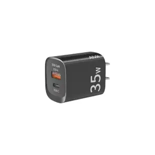 【AIVK】PD35W氮化鎵GaN充電器 雙口快充 iPhone15旅行充電頭(USB-C/USB-A)