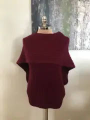 NWT BCBG MAXAZRIA Mariana Wool Party Style V-Neck/Crew Neck Sweater Womens SZ XS