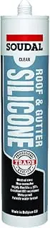 Soudal Roof and Gutter Silicone Sealant Translucent 300ml