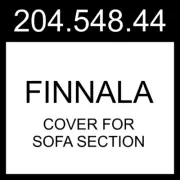 IKEA FINNALA Cover For Sofa Section Gunnared Medium Gray 204.548.44