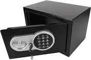 Tihebeyan Electronic Digital Keyboard Deposit Hip, Heavy -Domestic Steel Safety for a Domestic Office, Locking Block Key for Files and Documents