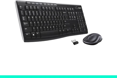 MK270 Wireless Keyboard & Mouse Combo 2.4GHz Compact Mouse 8 Multimedia Keys 2-Y