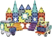 139 Magnetic Connecting Tile Building Blocks, 3D Building Blocks Construction, Creativity Beyond Imagination, Inspirational, Recreational, Educational Conventional