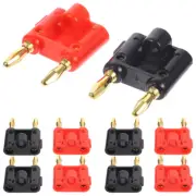 10 Pcs Banana Plug Clip Connector for Speaker Video Receiver Supply