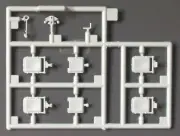 Dragon 1/35th Scale 251/2 Ausf C - Parts Tree T from Kit No. 6284