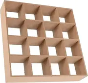 UPKOCH Miniature Cabinet Model for Toy House 16 Compartment Bookshelf for DIY Decor Storage
