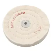 1pc 15cm Cloth Polishing Mop Wheel Pad For Power Battery-Drill Buffing Grinder