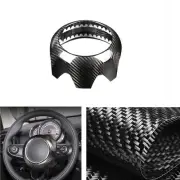 For Mini F54 F55 F56 F57 F60 Carbon Fiber Car Inner Steering Wheel Cover Trim (for: Mini)