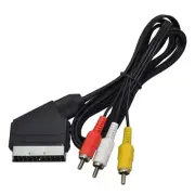 RGB Line Scart To 3 RCA Video Cable for NES for Audio Video Cable