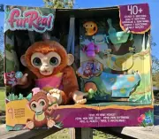 FurReal Piper, My Baby Monkey 40+ Sounds & Reactions Includes 9 Accessories New