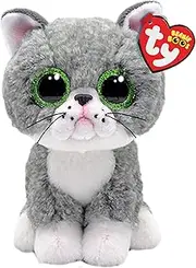 [Ty] Fergus Cat Beanie Boo Regular Beanie Baby Soft Plush Toy Collectable Cuddly Fabric Teddy