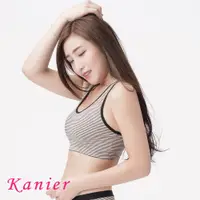 在飛比找蝦皮商城優惠-【Kanier卡妮兒內衣】元氣女孩有機棉．運動內衣(黑桃)(