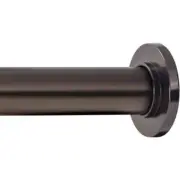 Dyiom Shower Curtain Rod Metal Straight Adjustable Length Tension in Bronze