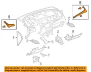 GM OEM 12-22 Encore Instrument Panel Components-Finish Panel 42500800