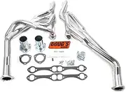 Doug's Headers D376Y 1-5/8" Tri-Y Metallic Ceramic Coated Exhaust Header for Small Block Chevrolet 64-67