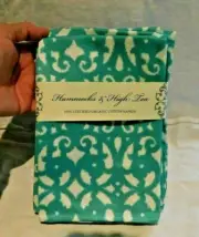Hammocks & High Tea - 17"x17 - Dinner Napkins - Set of 4 -100% Organic Cotton