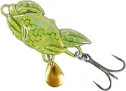 Bass Fishing Bait, Metal Spinner Lure Sequin Bait Jig, Crab Shape Swimbaits, Fishing Accessories Tools, Spinnerbait for Freshwater Saltwater
