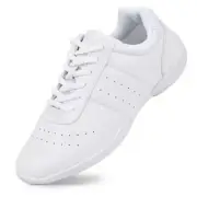 Cheer Shoes Women White Cheerleading Dance Shoes 7 Ld01-white