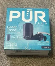 PUR Plus Faucet Mount Filtration System Mineral Core Indigo Ink FM2800N OPEN BOX