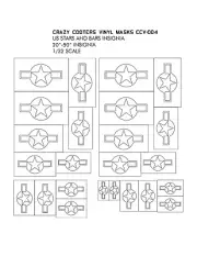 US Stars and Bars for WW2 US Navy Aircraft in 32nd Scale