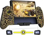Coogamefly Controller for Nintendo Switch, Switch Controller Handheld with Hall Effect Joystick and Adjustable RGB Switch Controller, Wireless Switch Pro Controller with Programming