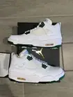 Nike Air Jordan 4 Retro G Golf Masters Metallic Green CZ2439-100 Men 7.5/9 Wmns