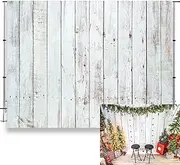 White Wood Backdrop for Photography LFEEY 8x8ft Wooden Backdrop Rustic Wood Panel Background Kids Newborn Portrait Video Backdrop Birthday Party Baby Shower Wedding Cake Smash Studio Props Decoration