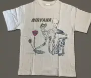 Vintage Nirvana Incesticide T shirt Band Tee Kurt Contain T Shirt Cotton