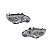 Right & Left Halogen Headlight for Toyota Corolla Sedan ZRE152 SERIES 2