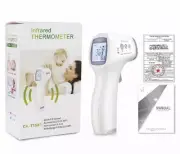 Non-Contact Forehead Thermometer Infrared w Fever Alarm LCD TEMPERATURE READING